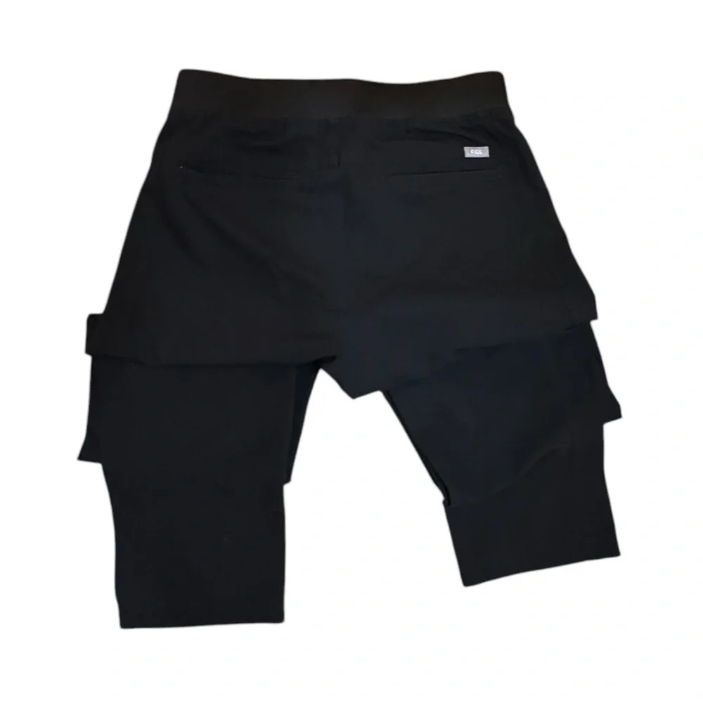 FIGS Axim Technical Cargo Scrub Pants, Black, Size S, NWOT